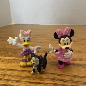 Disney Minnie Mouse, Pinocchio, and Daisy Duck Figurine Set Cake Toppers